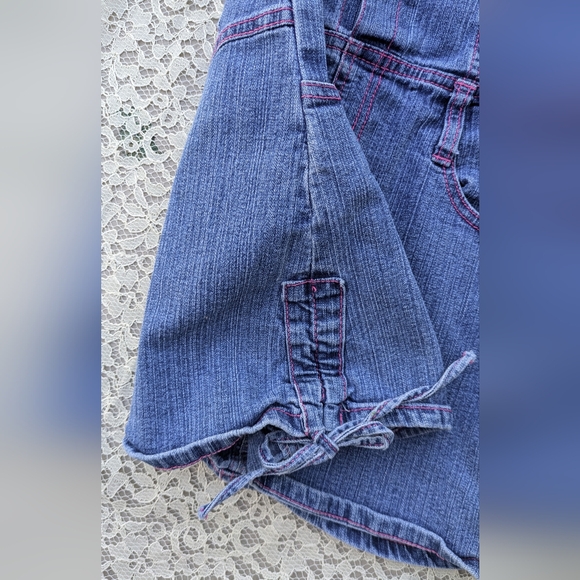 Denim Psychedelic Y2K Girls Dress - Picture 5 of 8